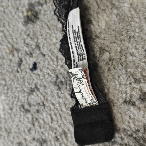 Intimately Free People Black Moonstruck High Neck Halter Bralette - Picture 12 of 12